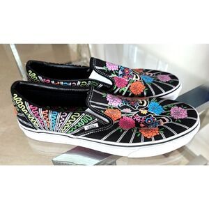 Size 11.5 - VANS Authentic Dia De Los Muertos